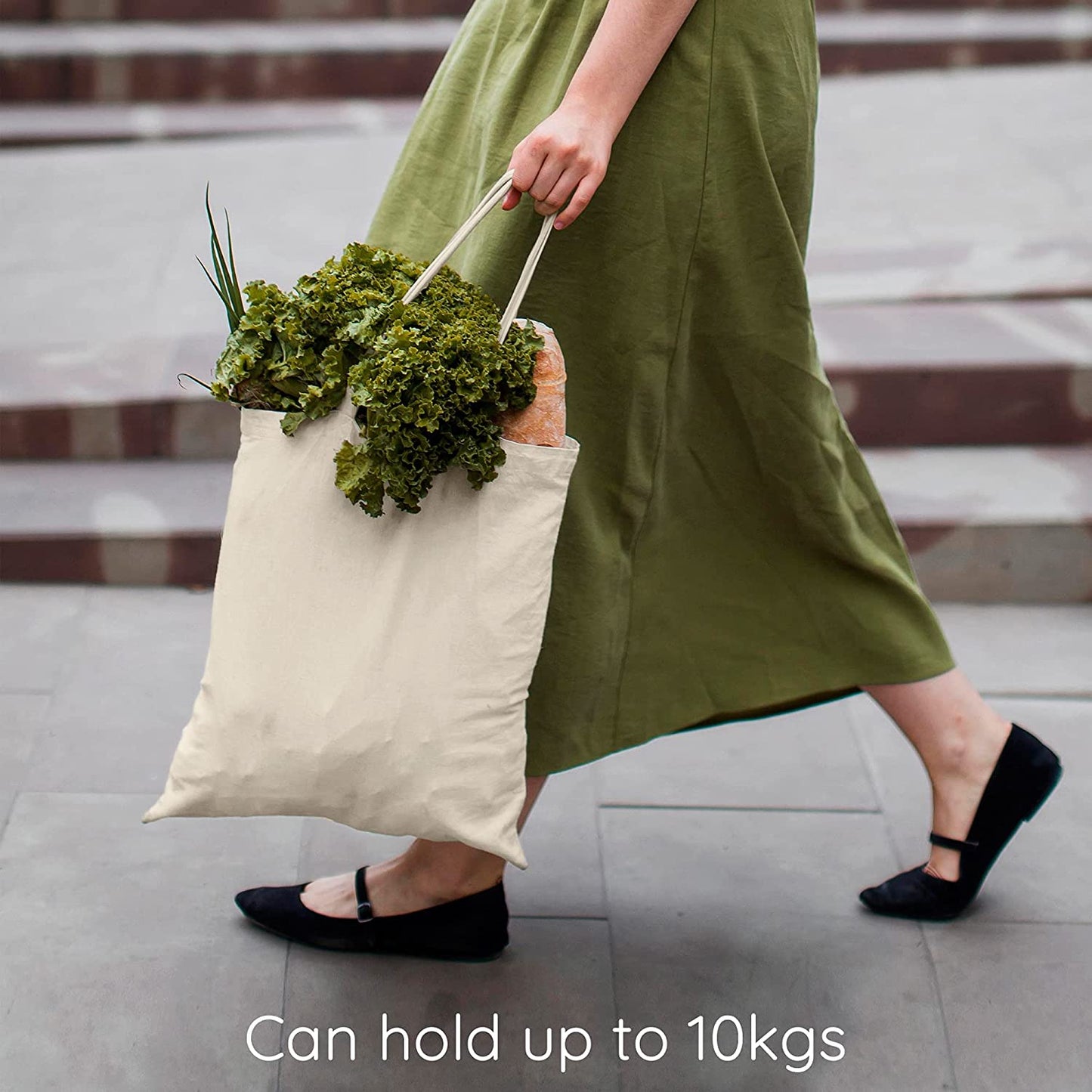 Tote Bag for Women, Reusable Grocery Bag, Canvas Tote Bag for Shopping, Cotton Bag for Daily Use, Gifts for Women