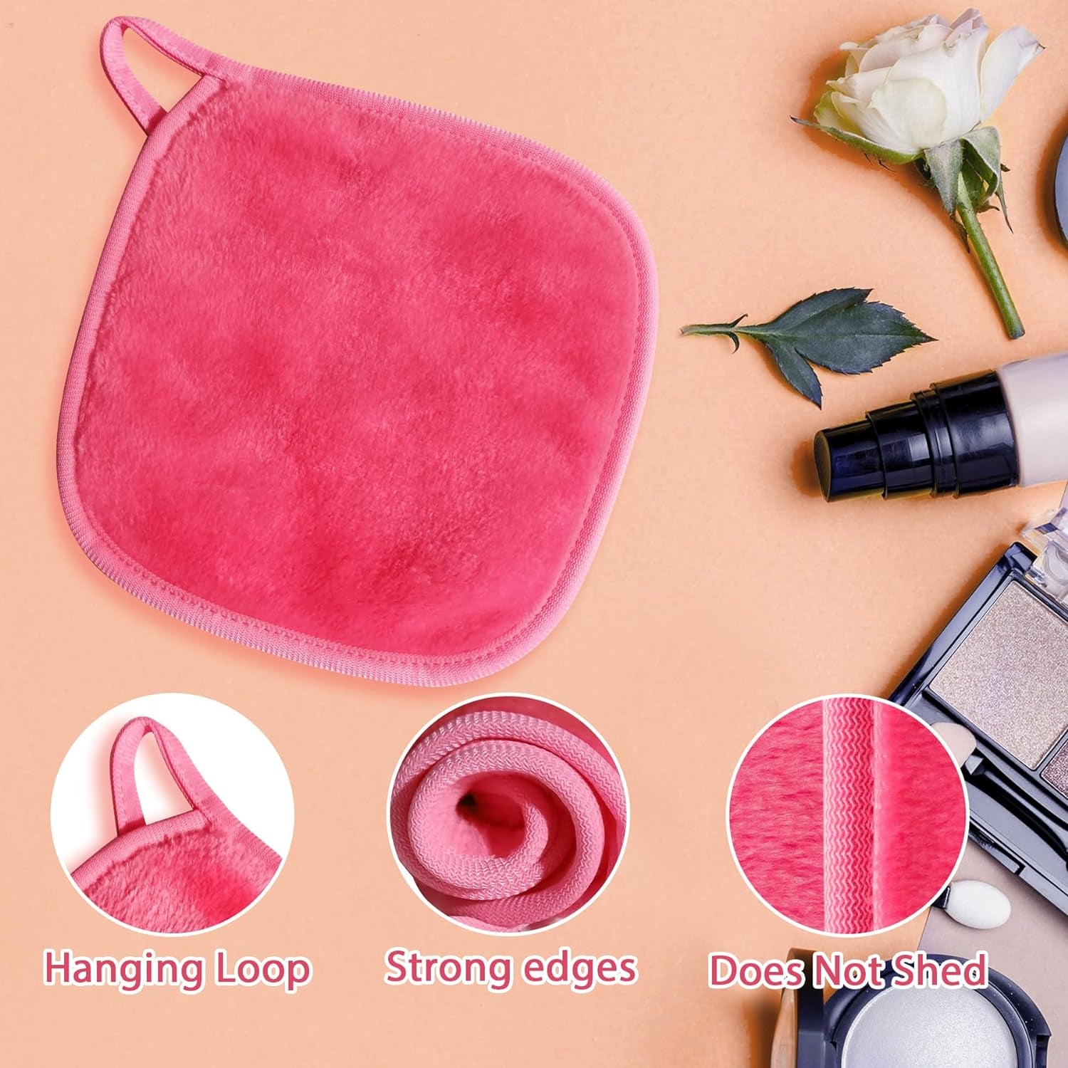 Revitalize Your Skin with Our Reusable Makeup Remover Cloths – 12 Pack of Eco-Friendly Microfiber Towels for Effortless Cleansing