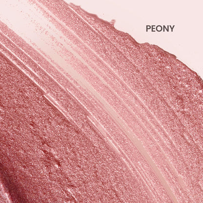 Shimmer Lip Tint, Tinted Lip Balm Stick, Moisturizing for All Day Hydration with Natural Glowy Pigmented Finish & Buildable Color, Peony, 1 Tube, 0.09 Oz.