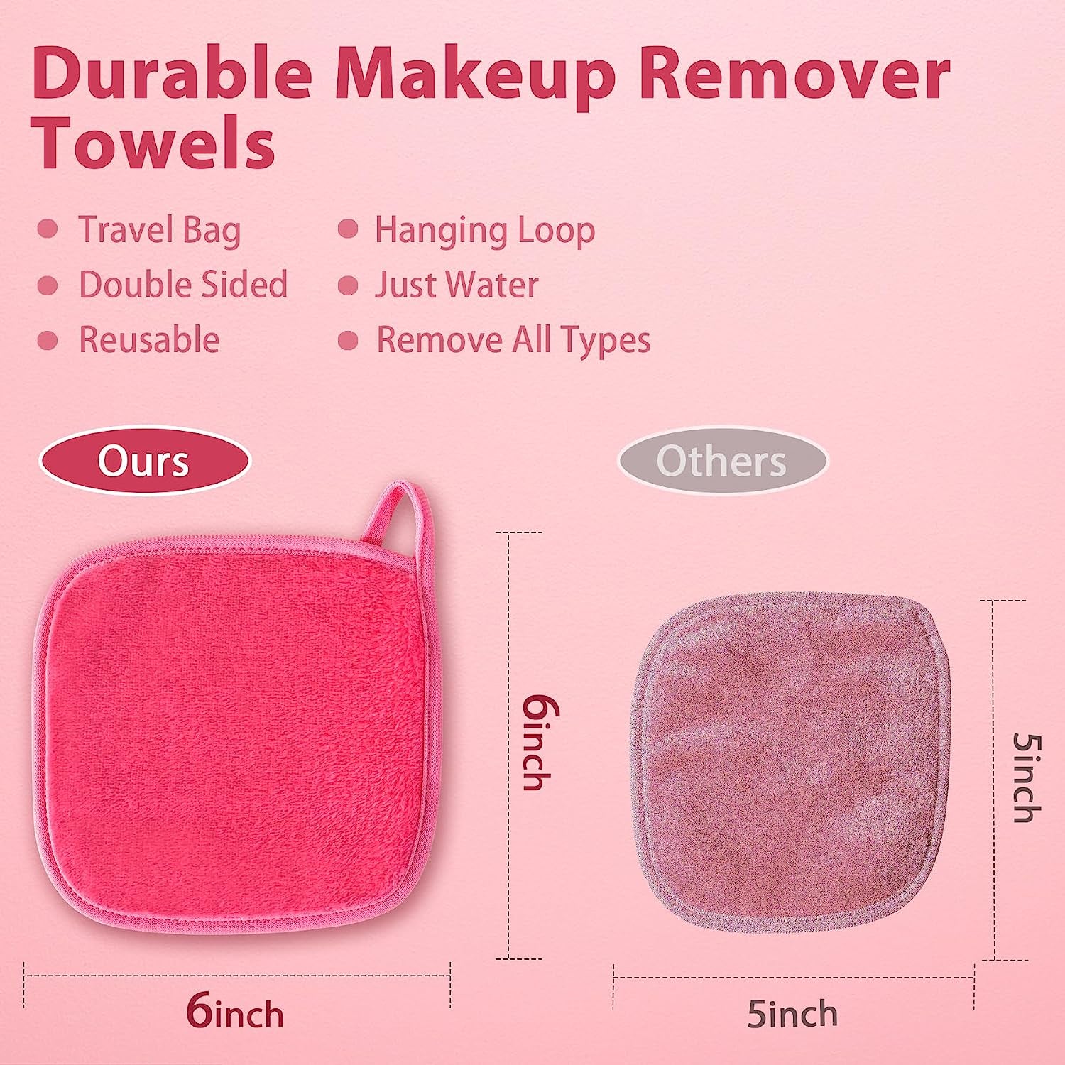 Revitalize Your Skin with Our Reusable Makeup Remover Cloths – 12 Pack of Eco-Friendly Microfiber Towels for Effortless Cleansing