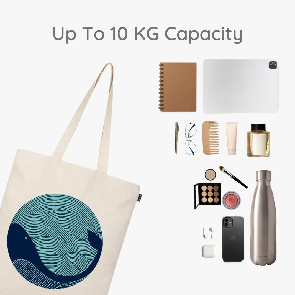 Tote Bag for Women, Reusable Grocery Bag, Canvas Tote Bag for Shopping, Cotton Bag for Daily Use, Gifts for Women