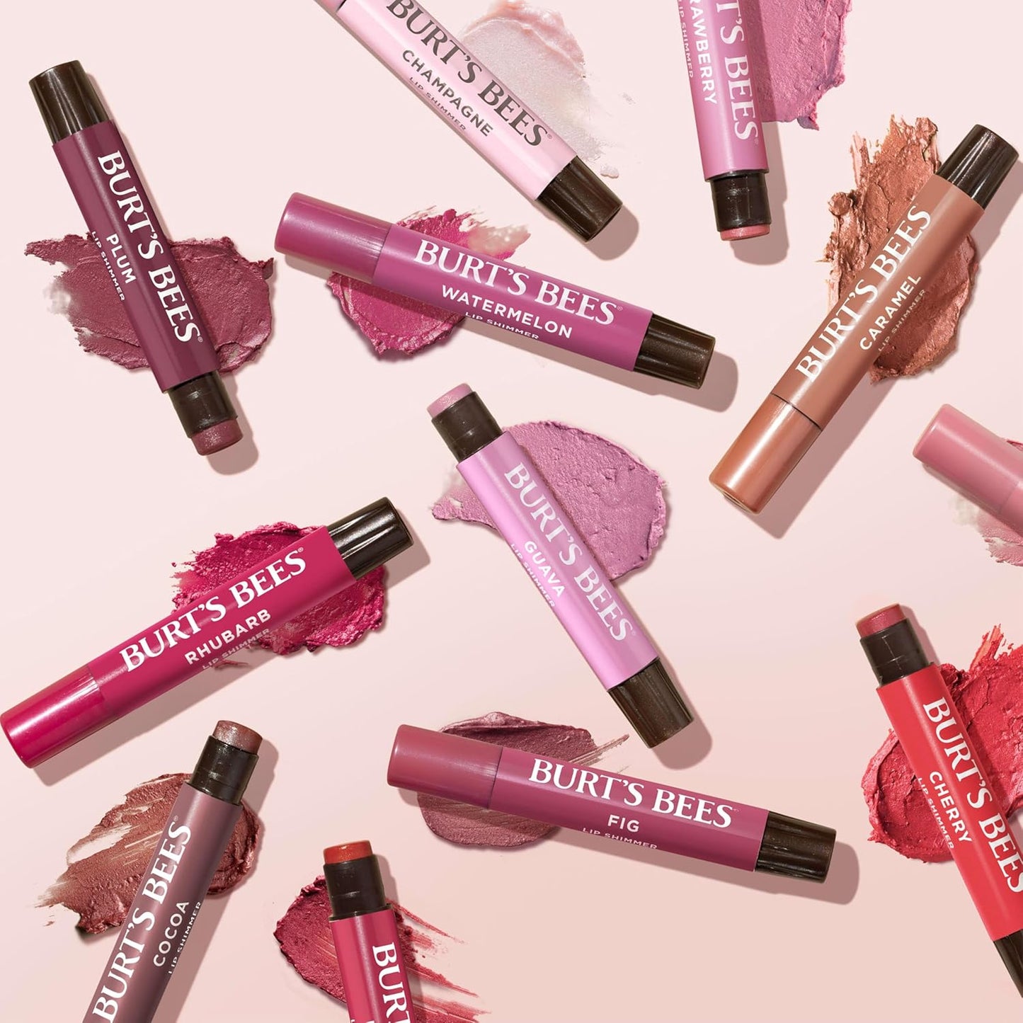 Shimmer Lip Tint, Tinted Lip Balm Stick, Moisturizing for All Day Hydration with Natural Glowy Pigmented Finish & Buildable Color, Peony, 1 Tube, 0.09 Oz.